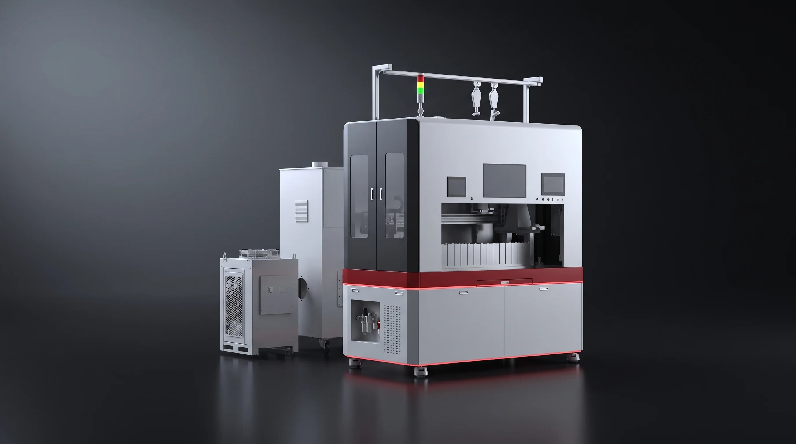 Semi-automatic battery assembly line tier BLP-P8S running 4 to 8 packs per minute